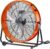 24-Inch High Velocity Industrial Drum Fan, Heavy-Duty 3-Speed Floor Fan with 360° Adjustable Tilt for Commercial Use in Warehouses, Workshops, Factories, and Basements