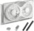 shinic 9″ Twin Window Fan with Remote Control,Reversible Airflow,Removable Cover,3 Speeds, 3 Modes, Expandable Panels (From 24″ to 37″),ETL Certified, White